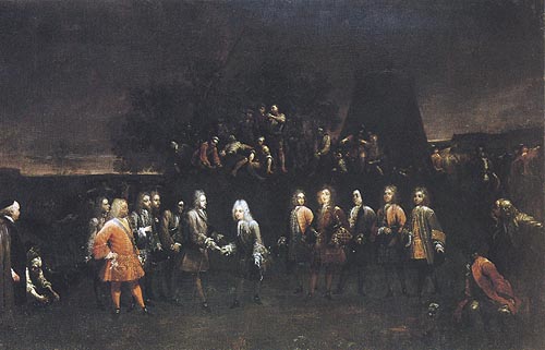 The Meeting of King James III and VIII and Prince Albani