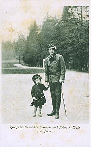 Prince Luitpold of Cornwall and Rothesay with the German Crown Prince