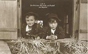Princes Albert and Rudolf of Cornwall and Rothesay